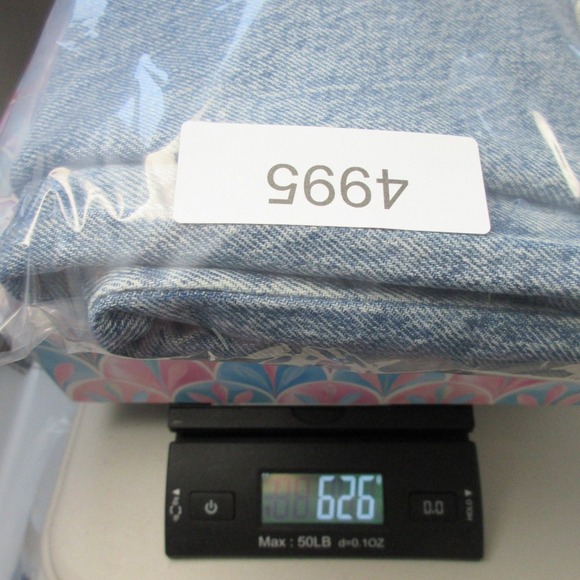 Garage Denim Low Rise Straight Leg Jeans Women 11 Blue Cotton Contemporary 626 - Picture 7 of 9